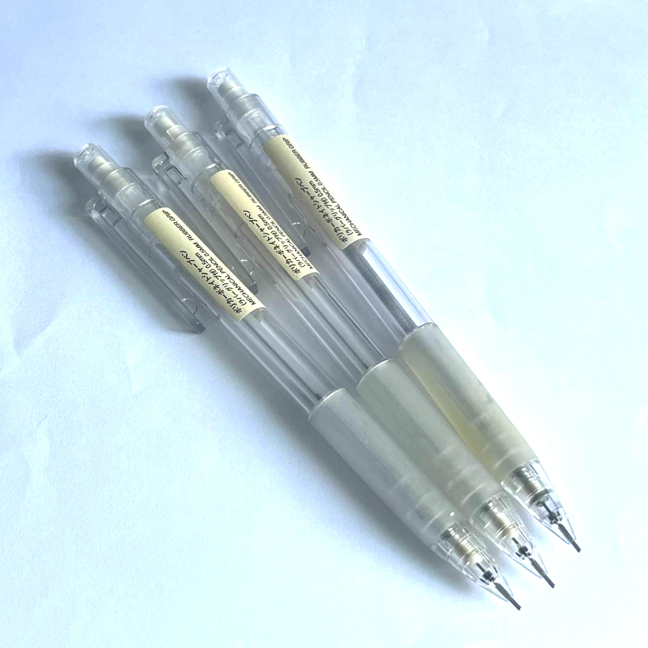 Discontinue product set 2 pcs Muji oil base Ballpoint Pen with clip 0.7mm
