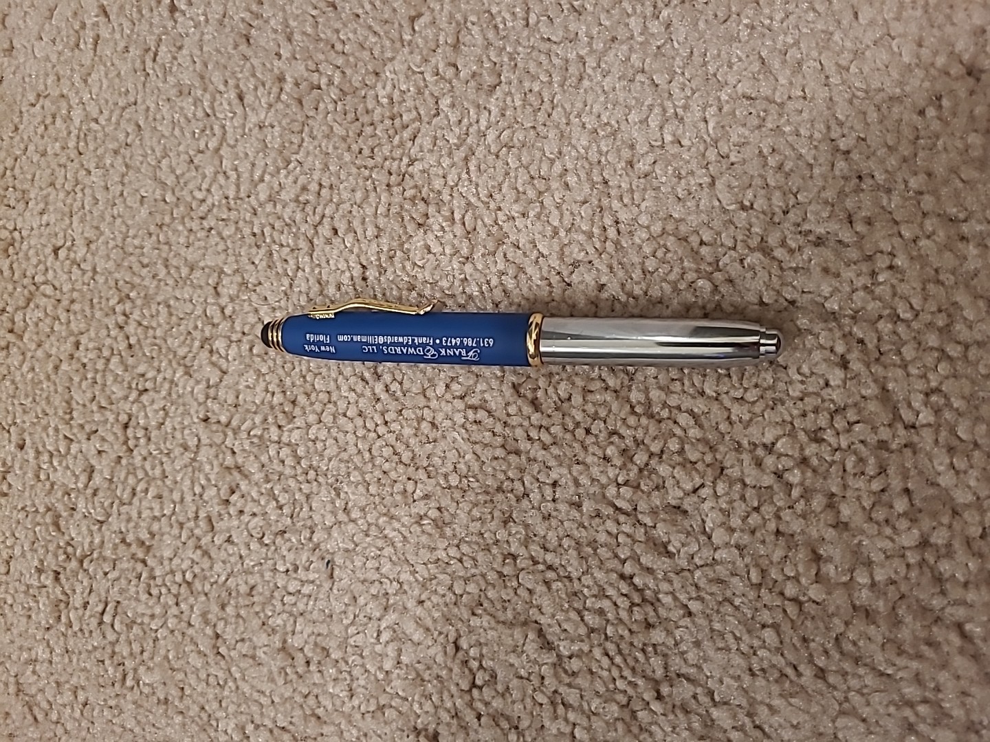 Adler Stylus Pen With Advertisement Light Needs Battery Writes!