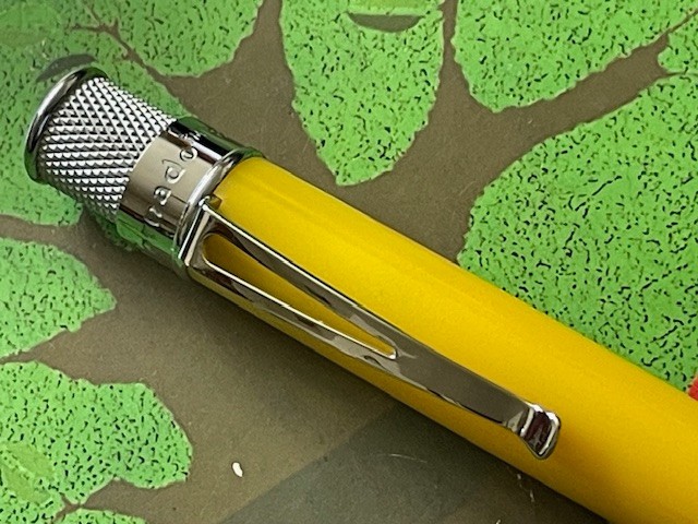 Retro 51 Tornado Acrylic Yellow Ballpoint Pen
