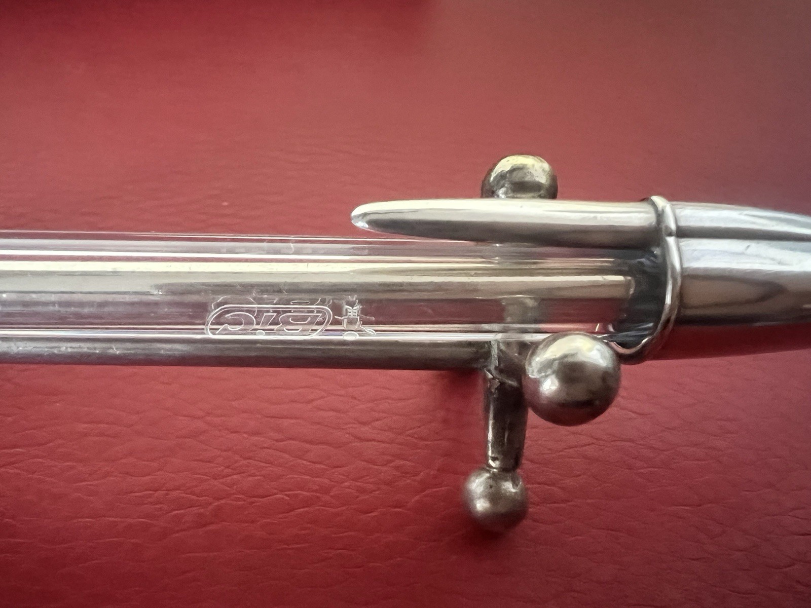 BIC Cristal Silver Pen With Solid 925 SILVER Cap Vintage ’91 A