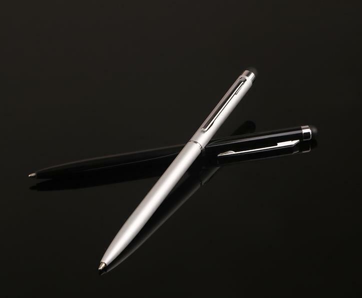 Durable Metal Ballpoint Pen Black Ink Gel Pen Office Students Writing Stationery