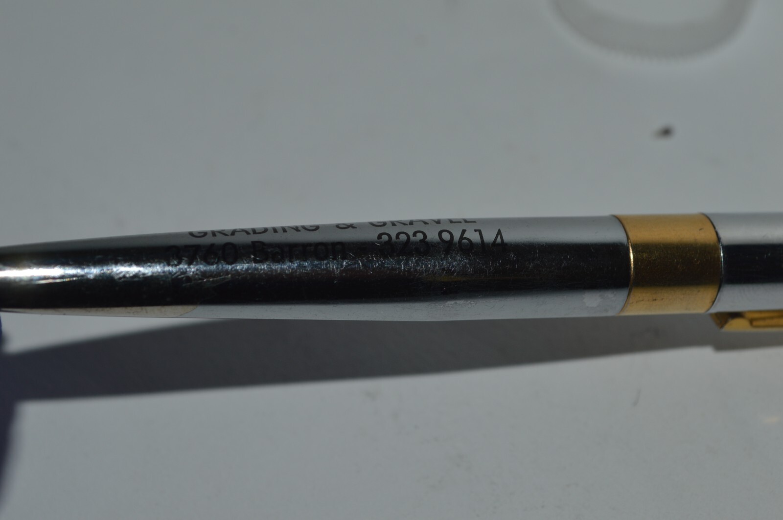 UNIPECO 2 Color Ink Ballpoint Pen W.S. Welborn Promo All Metal Body Tested Works