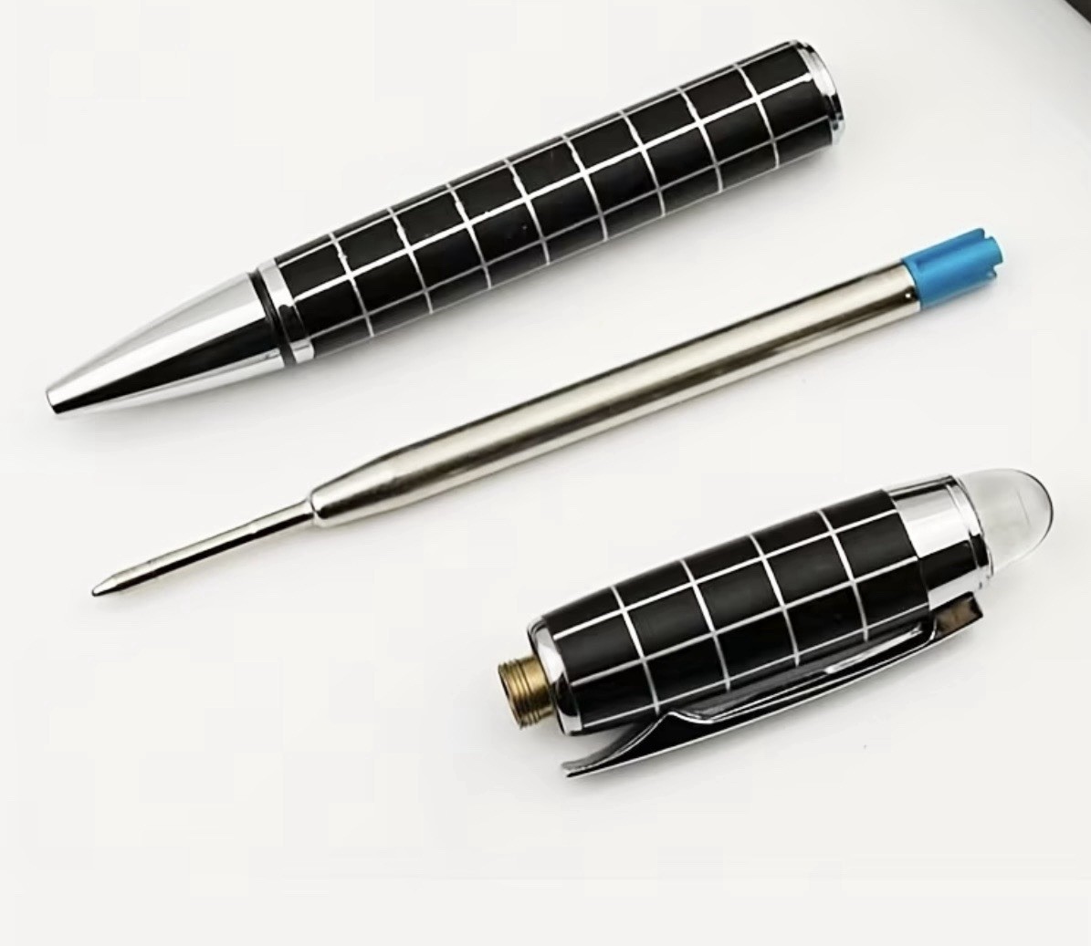 Pen Ball Starwalker Rubber Plaid New Without Box And Warranty