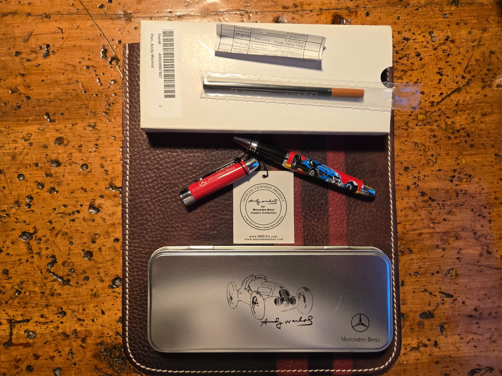 Acme Andy Warhol Mercedes Benz Rollerball pen – «FIRST EDITION» ORIGINAL OWNER