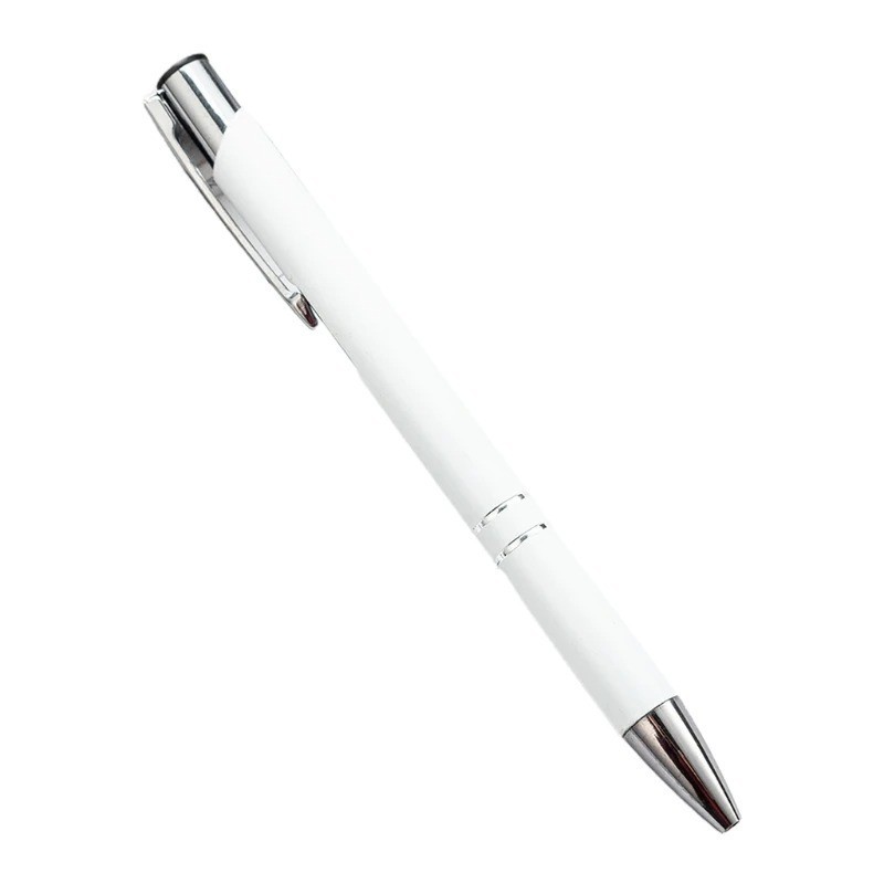 Luxury Full Metal Ballpoint Pen 1mm Black Ink Gel Pen Office Writing Stationery