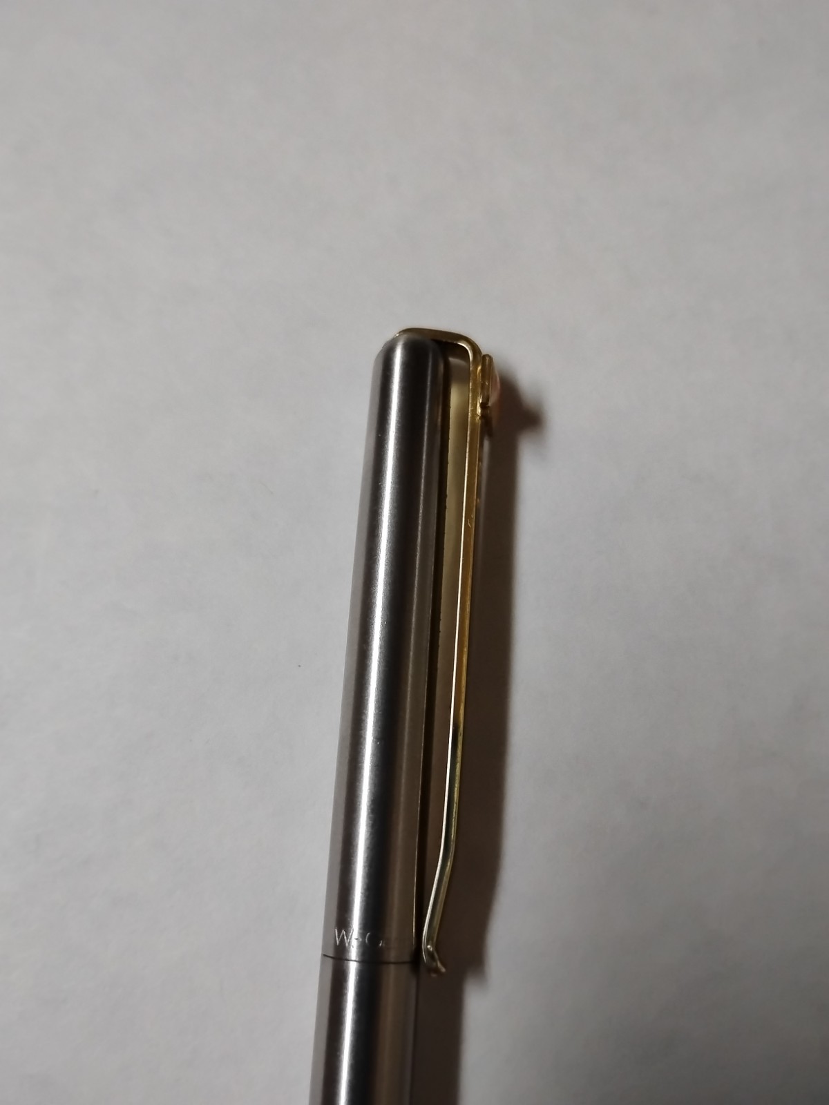 Vintage Elysee Ballpoint Pen Silver-Nestle Logo Made in Germany #85