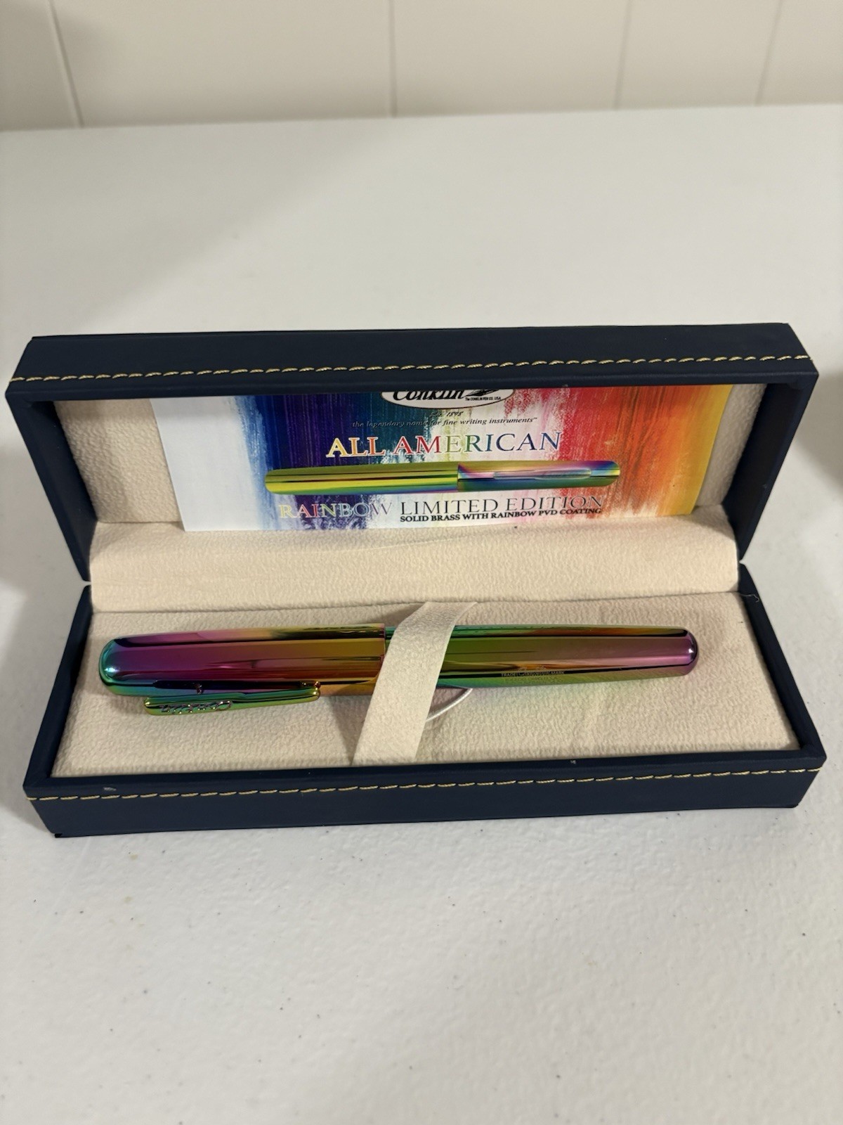 Conklin Limited Edition Rainbow Rollerball Pen / New Box