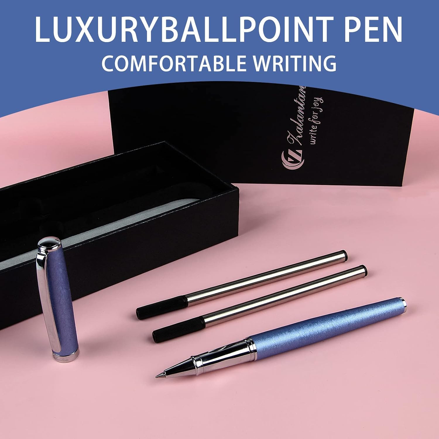 Nice pens,luxury pen with cace,fancy pens Ballpoint Pen Smooth writing experienc