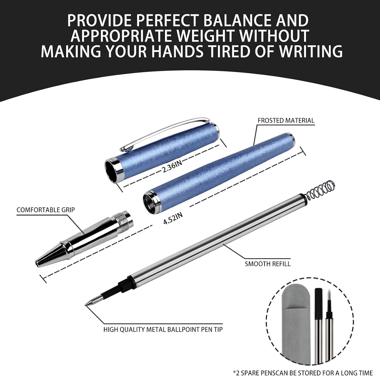 Nice pens,luxury pen with cace,fancy pens Ballpoint Pen Smooth writing experienc