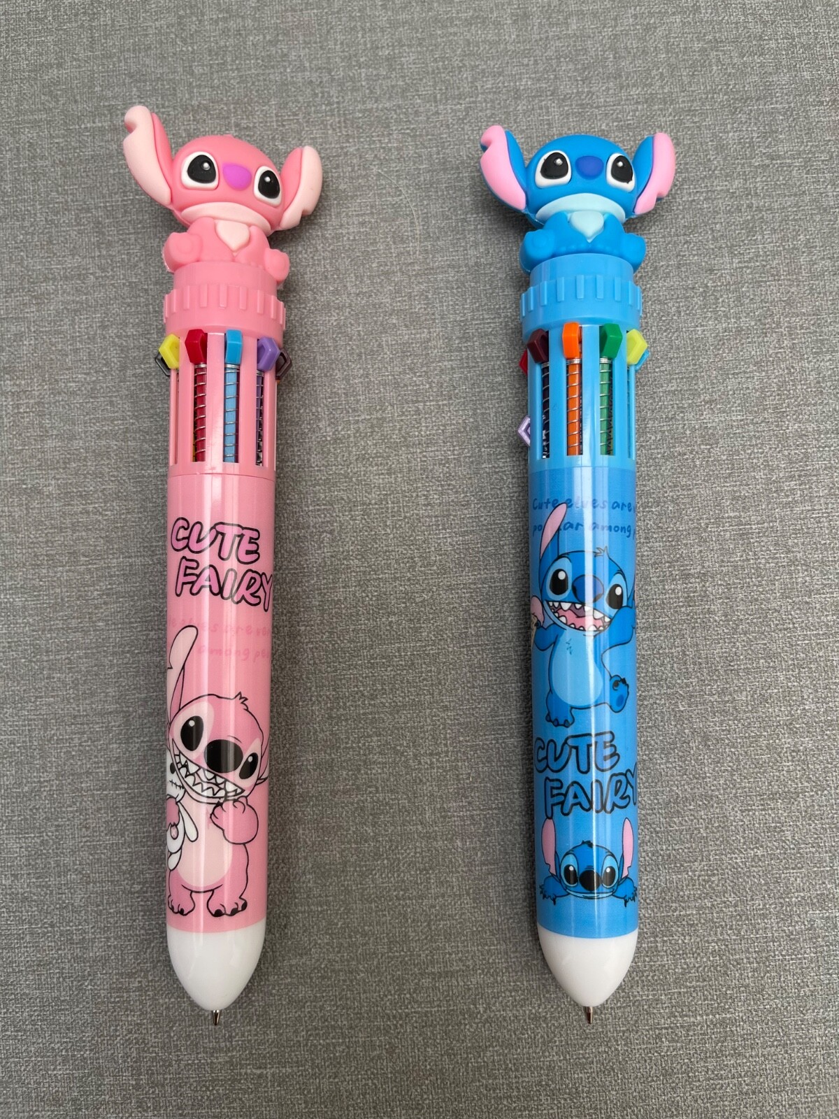 Cartoon Figure Stitch 10 Ink Color Option ballpoint Pen writing for kids adult