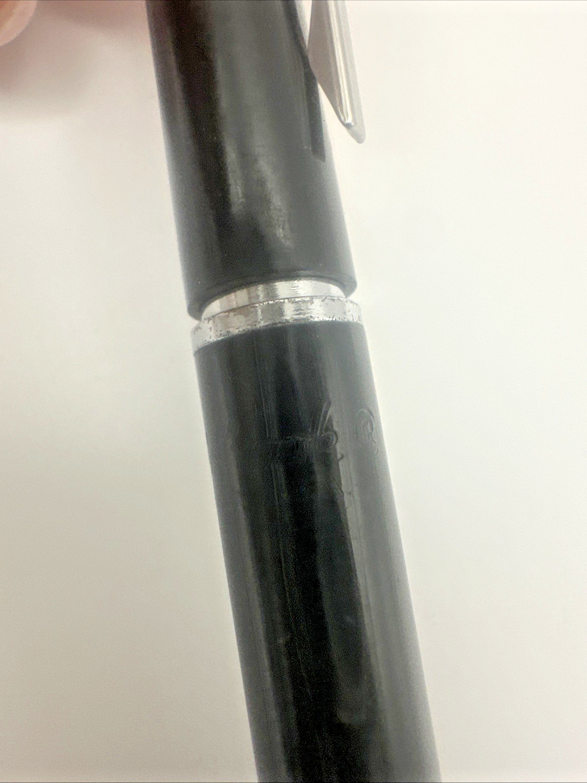 Esterbrook Estie Ballpoint Pen Black Silver Trim (Pencil?)
