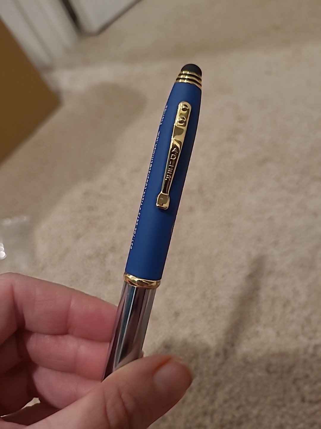 Adler Stylus Pen With Advertisement Light Needs Battery Writes!