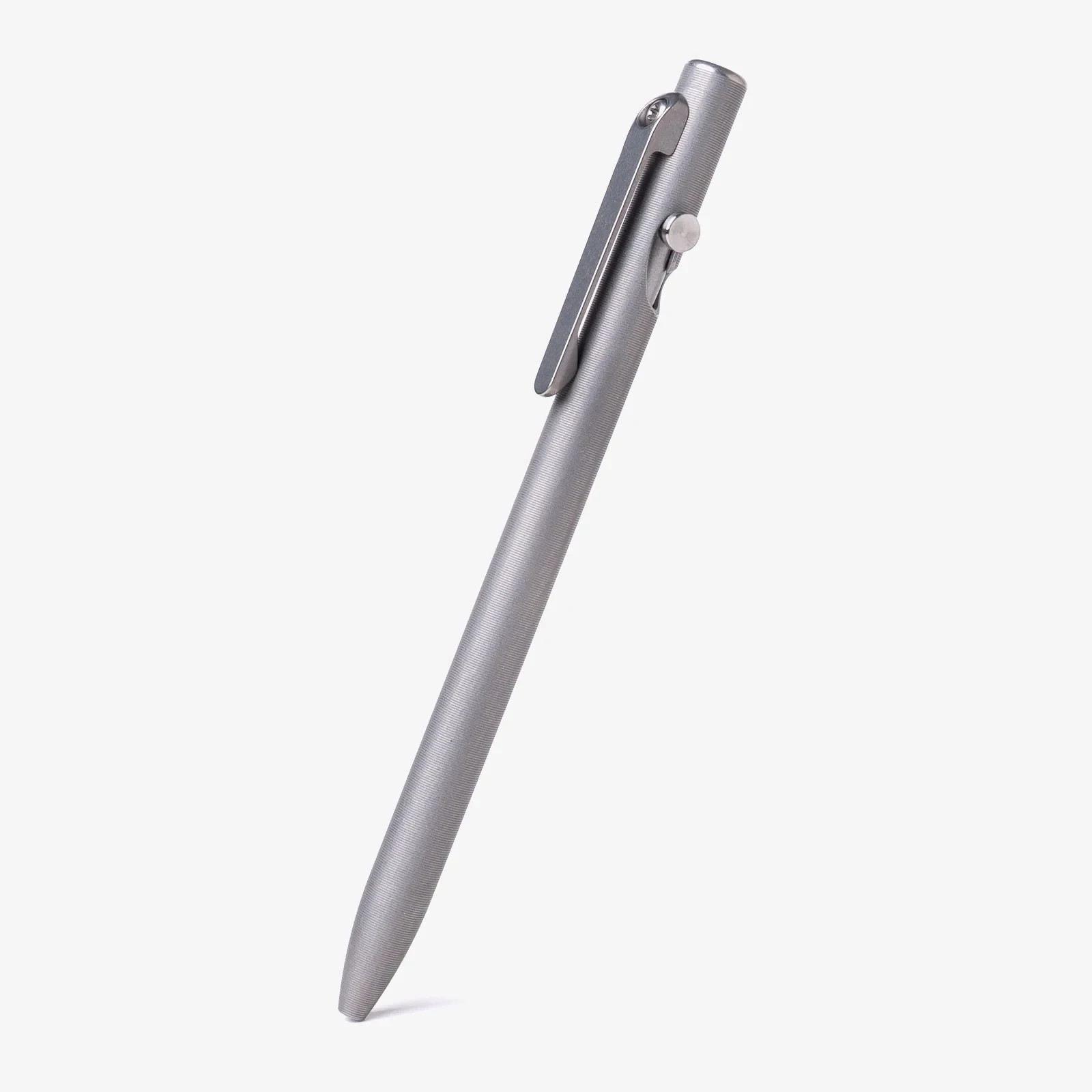 Tactile Turn Pen Slim Bolt Action Titanium Stonewashed Standard