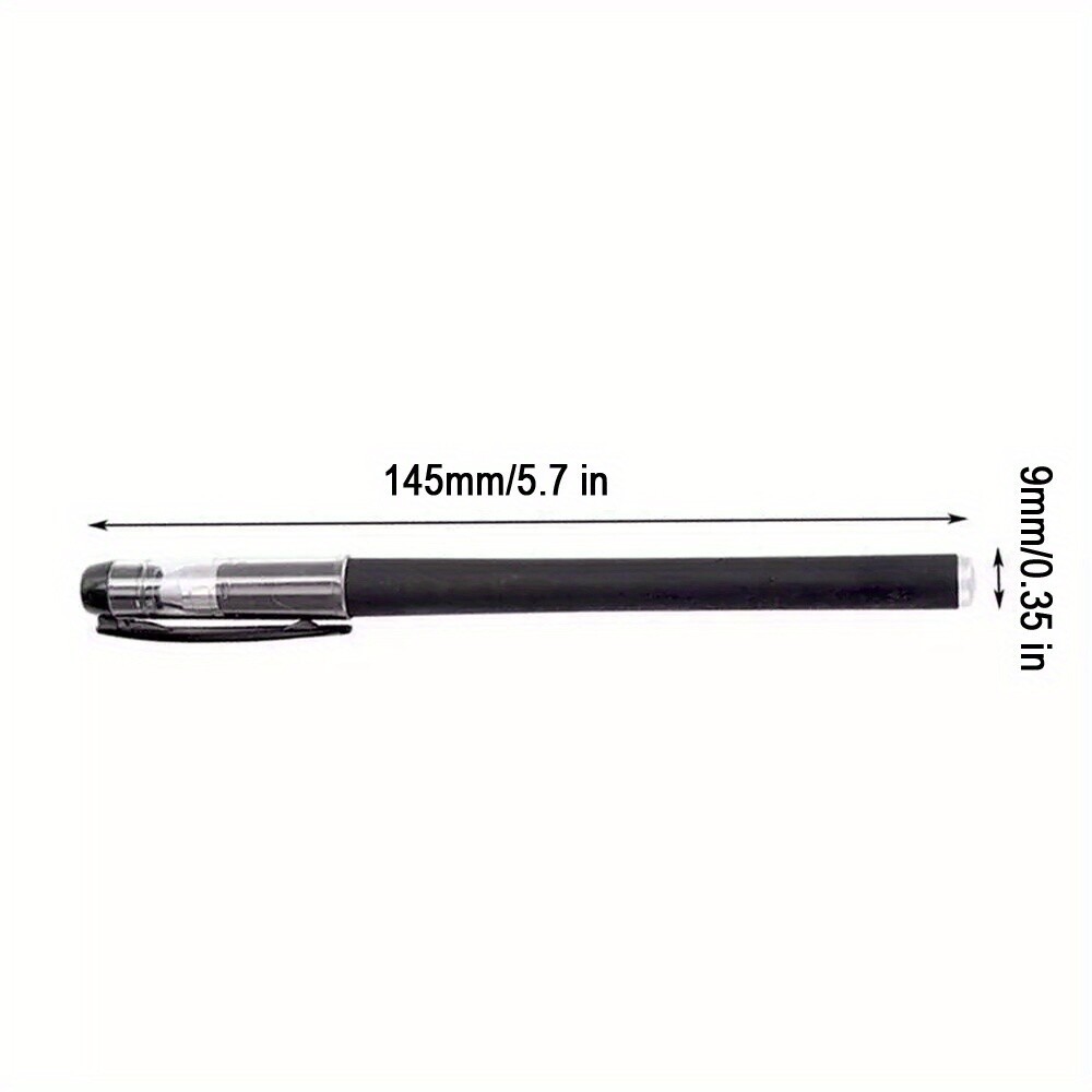 20PCS Ball Point Pens BLACK Gel Ink Pen Smooth Writing – 0.5mm Nib – Best Price
