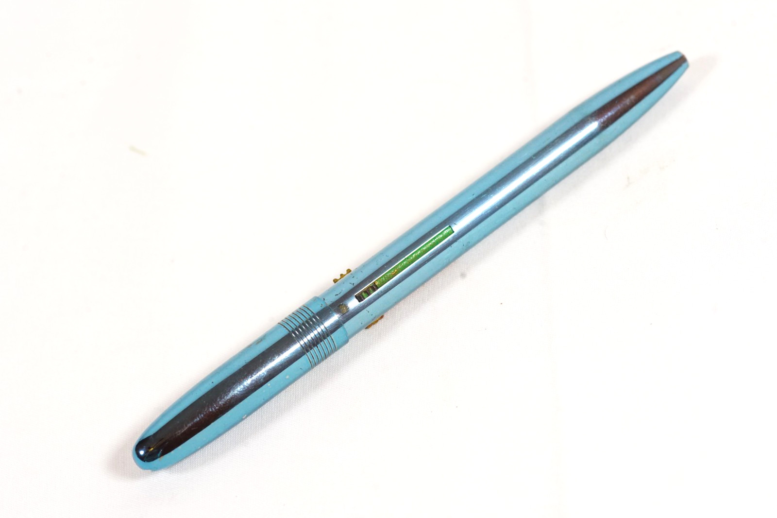 Scarce 1940-50s WEAREVER 4 Color Ballpoint Pen Chrome Metal Barrel Multicolor