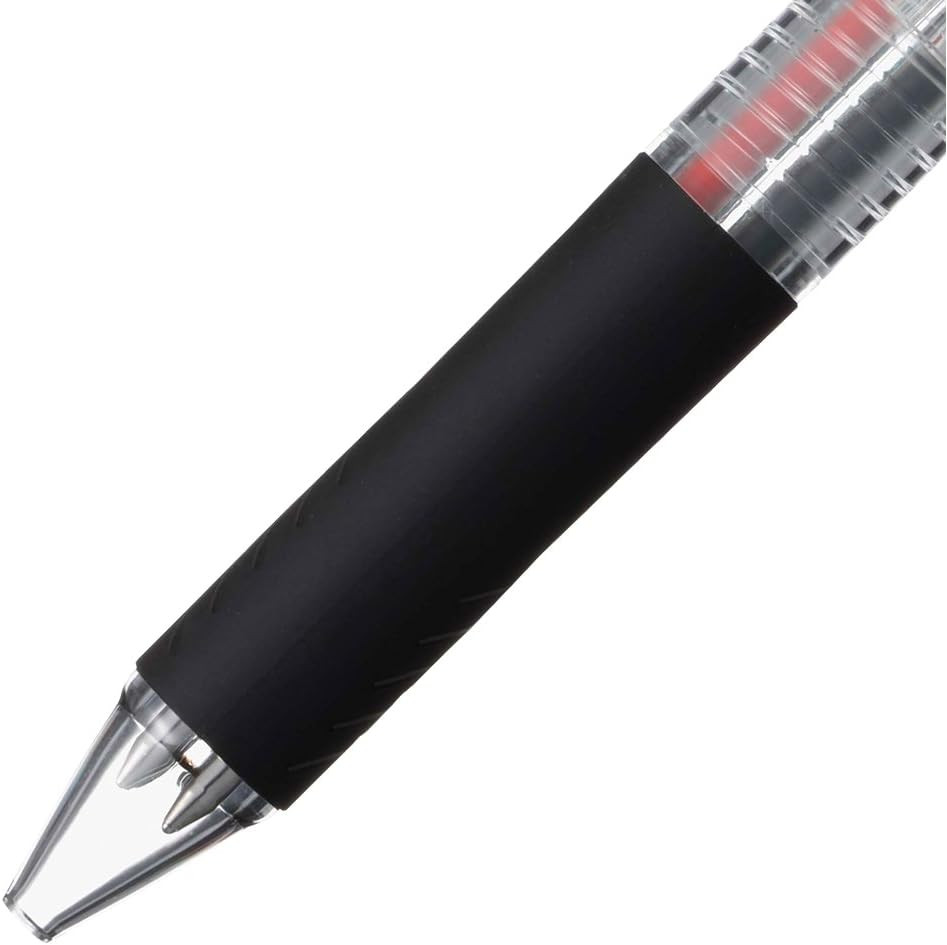 Ballpoint Pen Jetstream 3 Color Black, Red, Blue, Green Ink 0.7Mm, Transparent (