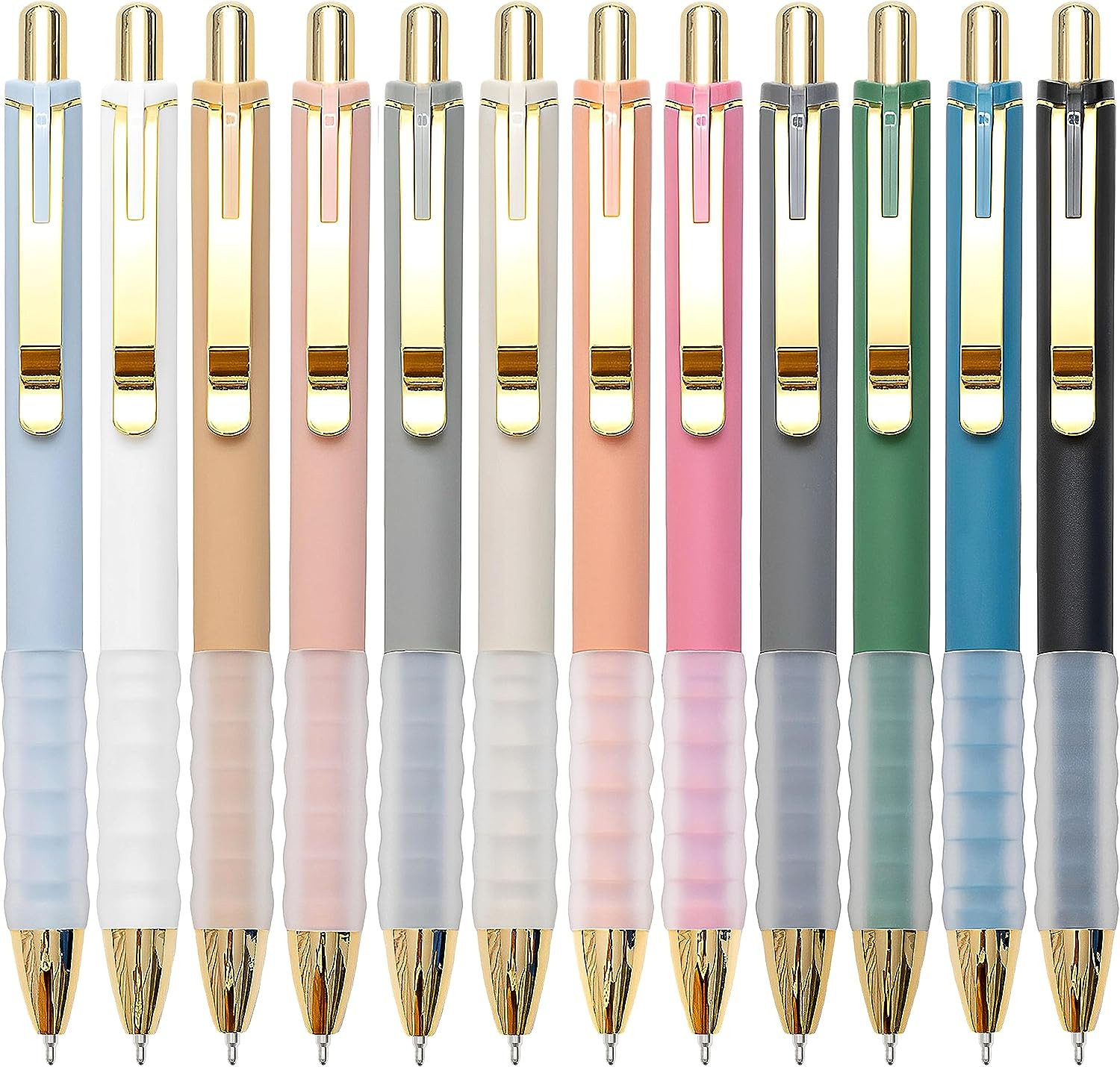 Ballpoint Pens Black Medium Point 1Mm Pen with Super Soft Grip Ball Point Pen fo