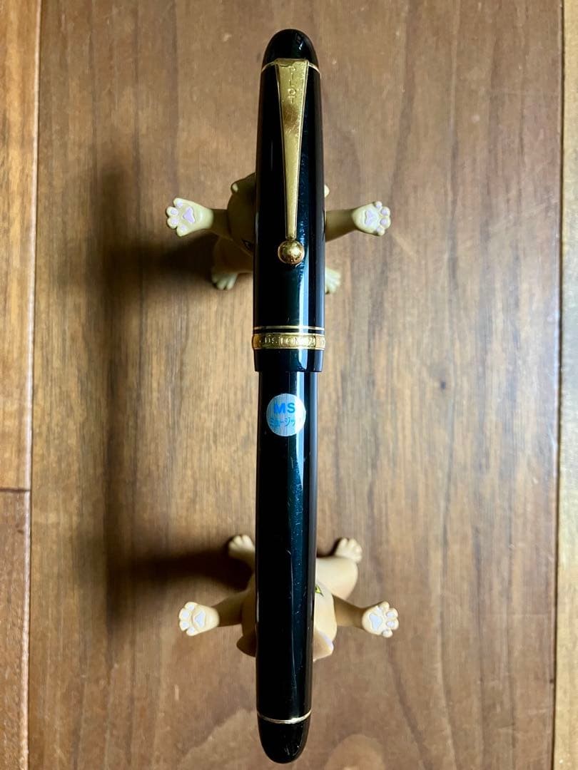 Pilot Custom 74 Fountain Pen 14K Ms Music Nib Black Axis 1
