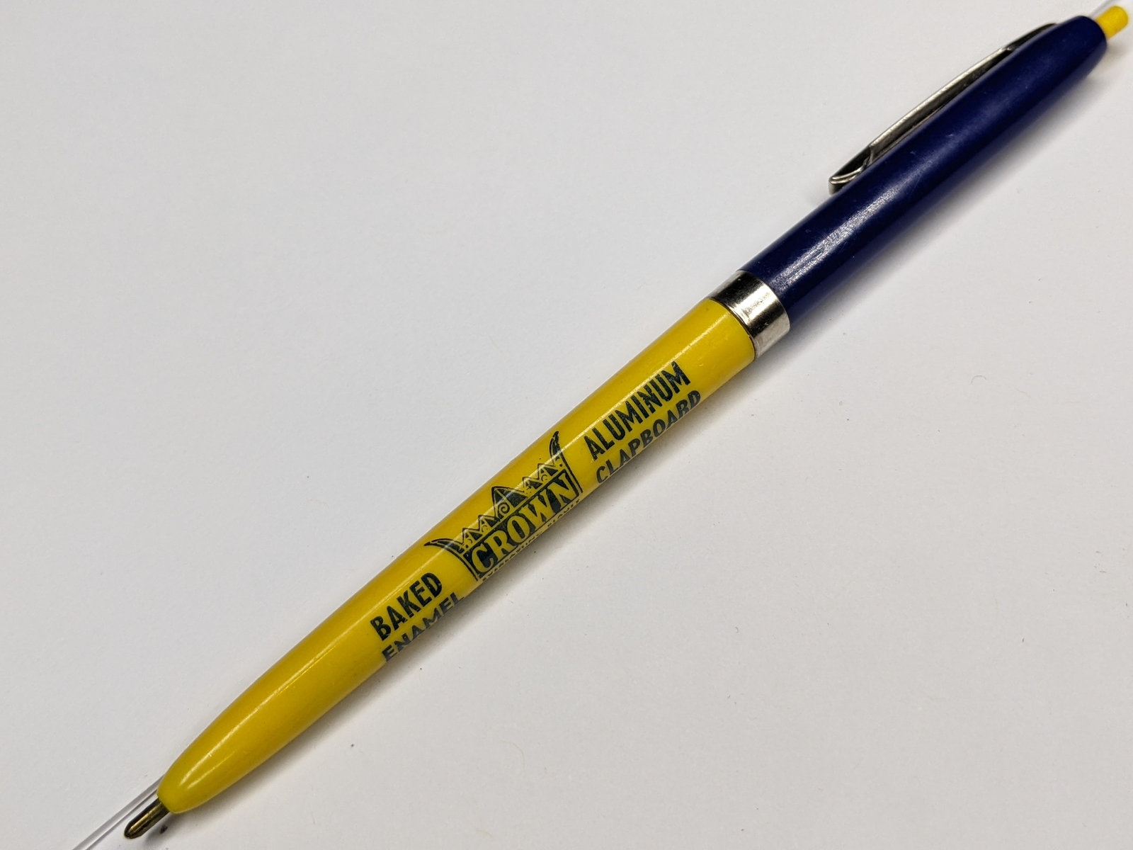 c1960s Des Moines IA Crown House Construction Nation Wide Builders Pen Enamel G3