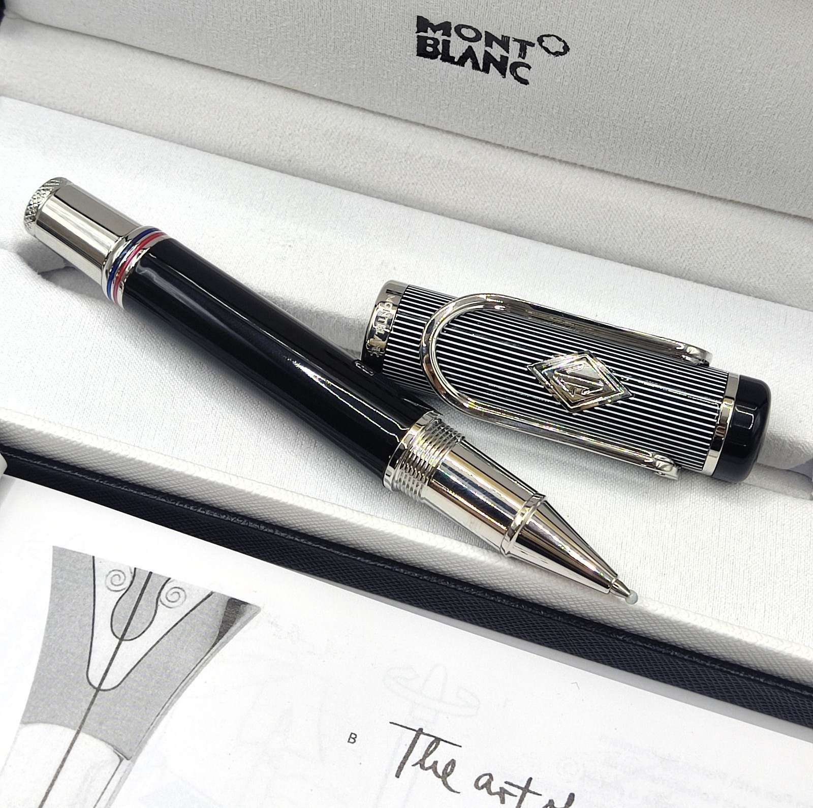 Premium Montblanc Homage to The Great Gatsby Edition Rollerball Pen With Box