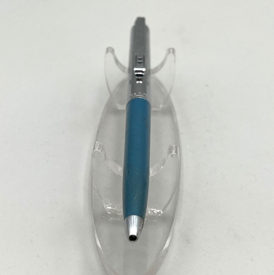 Paper Mate Double Heart Profile Slim Aqua Blue/Chrome, Blue Ink, Works – Mexico