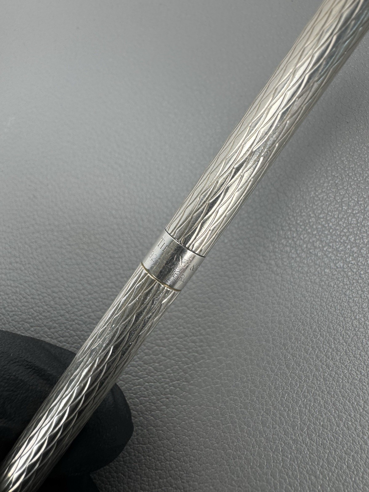 Tiffany & Co. Sterling Silver 925 Twist Ballpoint Pen