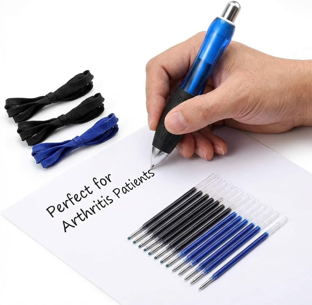 Ergonomic Fat Grip Pens 14Pcs – Large Barrel Writing Aids for Arthritis Tremor |