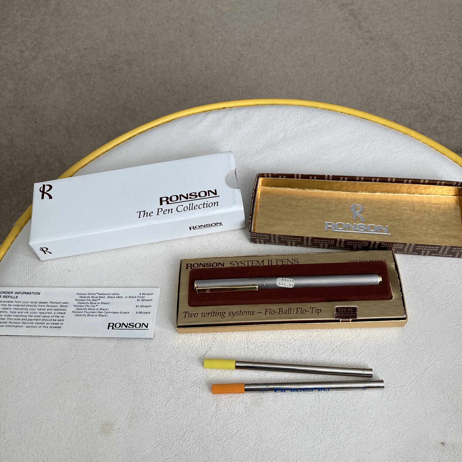 Vintage Ronson System II Pens Flo Ball / Flo-Tip