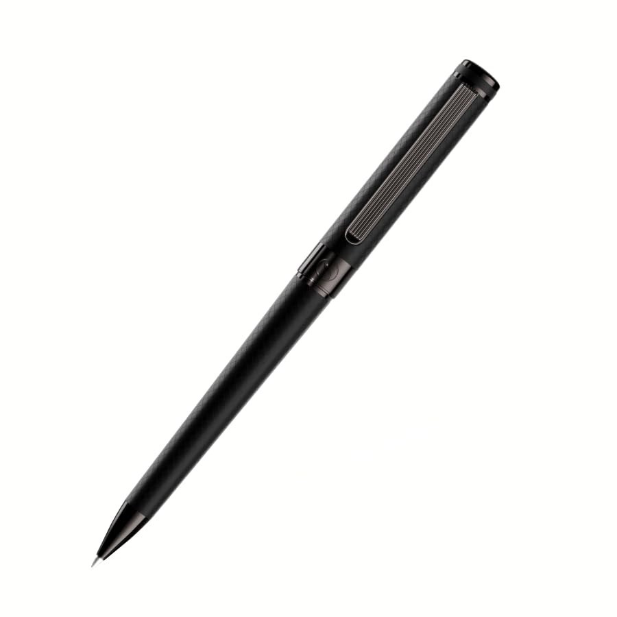 Luxury All Metal Black Ballpoint Pen, Schmidt Refill, Executive Gift Set for Men