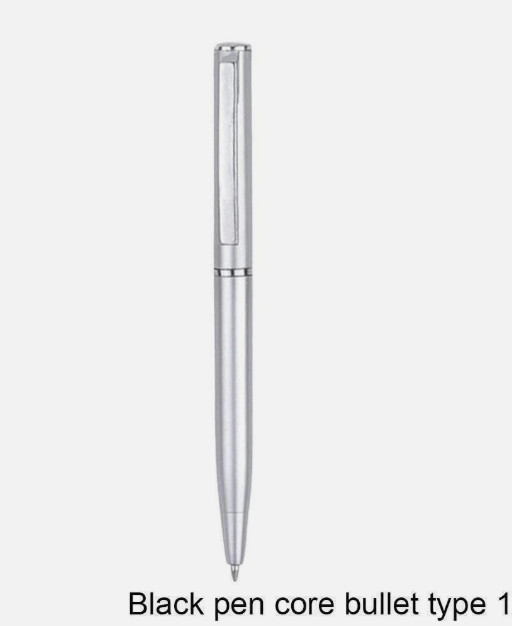 Students Ballpoint Pen Short Spin Office School Teenager ball Roller Ink Black.
