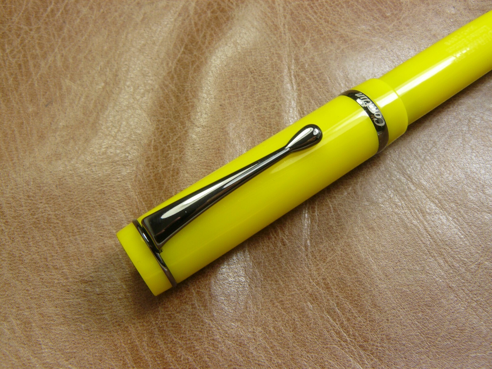 CONKLIN DURAGRAPH YELLOW HORNET #113 MADE LIMITED EDITION BALLPOINT PEN NEW/BOX