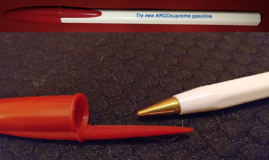 Beautiful Vintage Bic Pen With Rare Solid Brass Nib – ARCO Advertising Mint Cond