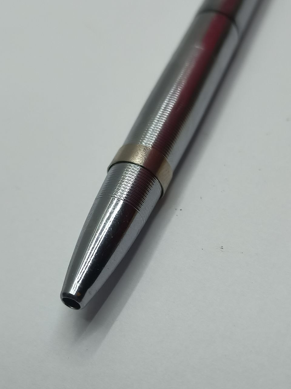 USSR Ballpoint Pen Two-Color Metal 1990 Good Condition