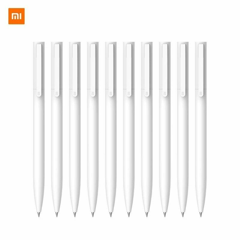 10pcs Xiaomi Gel Pens 0.5mm Japan Black Ink Press Neutral Pen for School Office