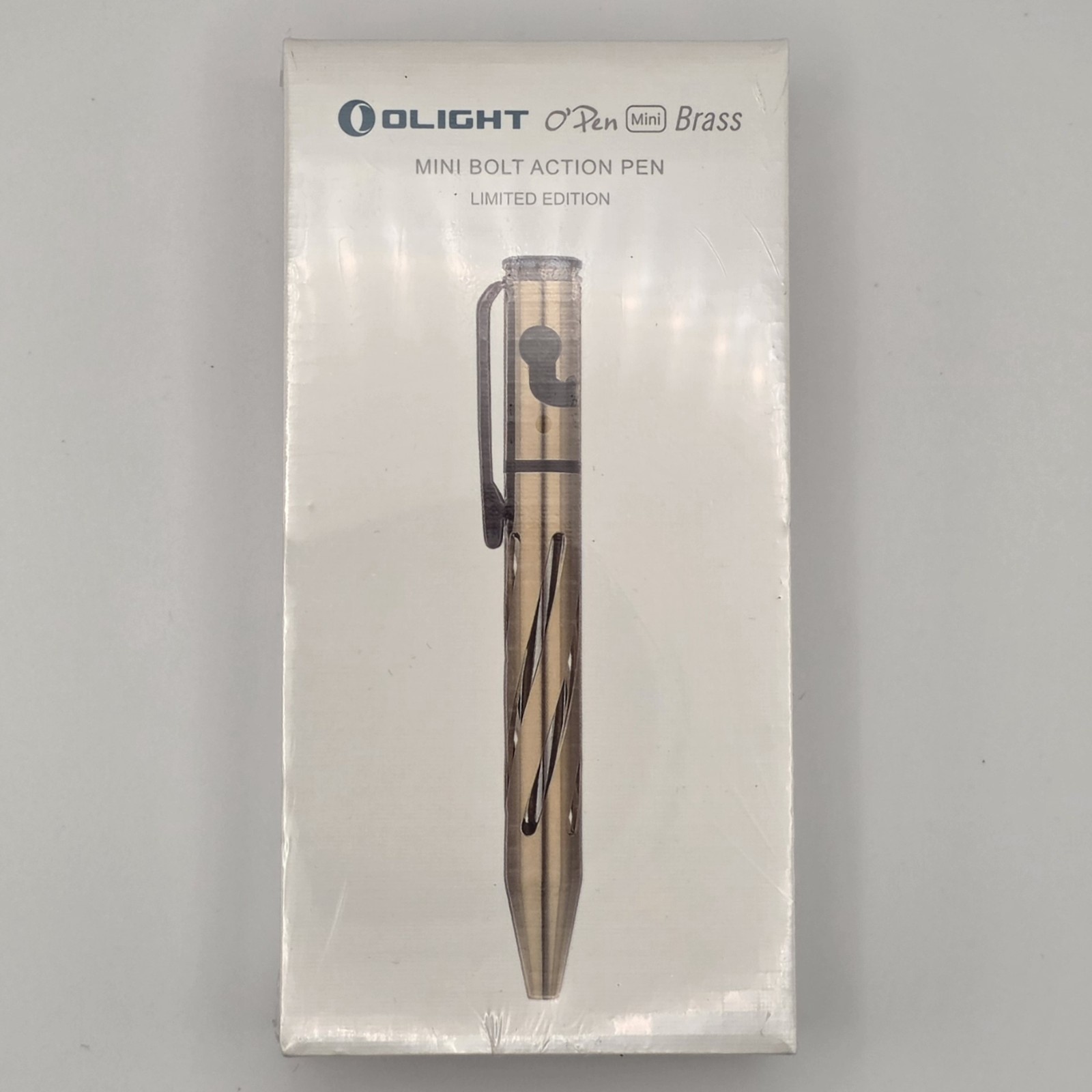 Olight O’Pen Mini Limited Edition Brass EDC Pen – Sealed/New In Box