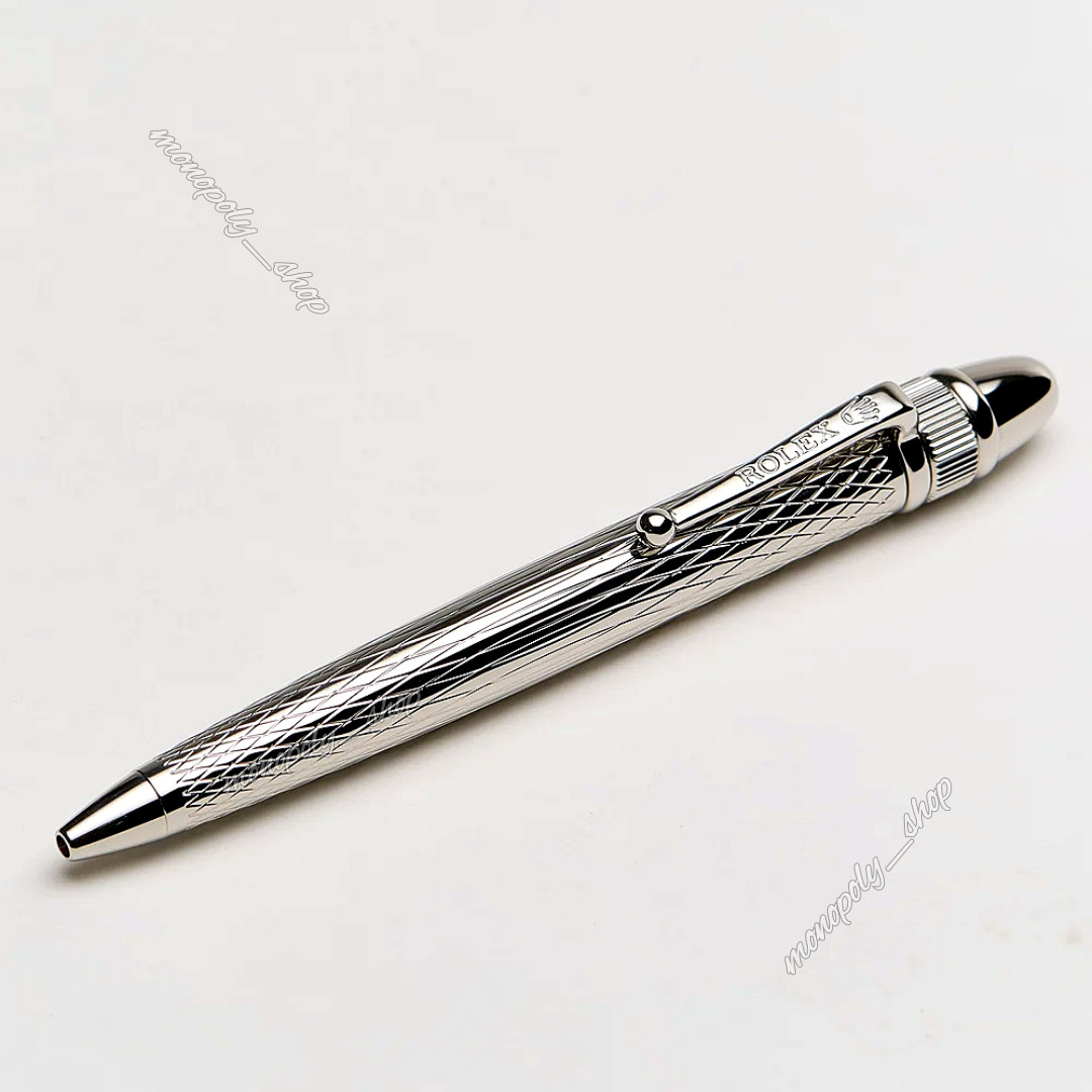 NEW Rolex Gift Ballpoint Silver Pen Novelty Collectible, Luxury New With Box