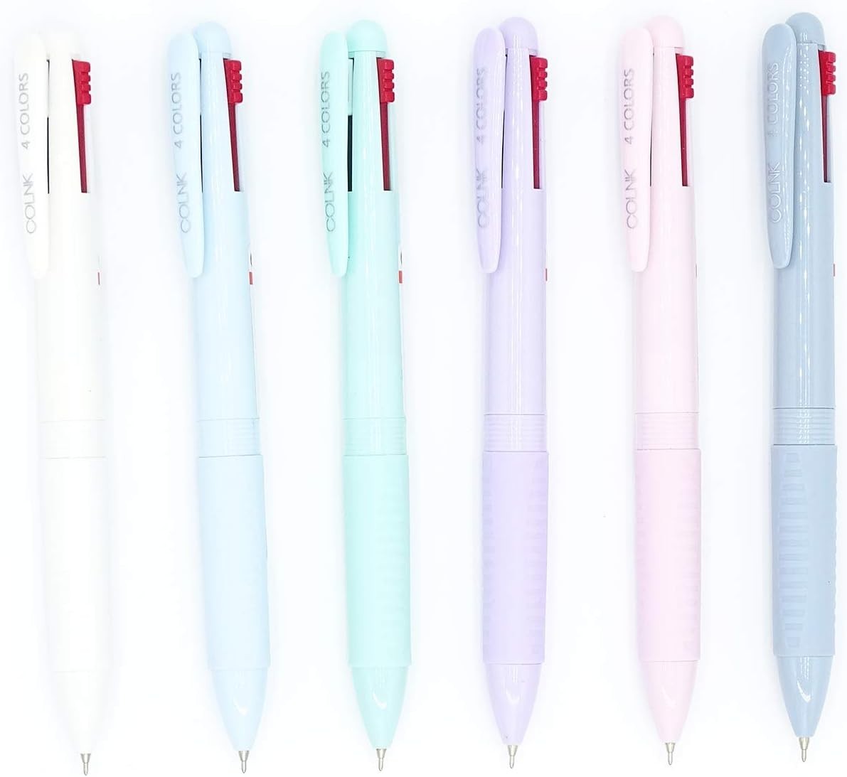 Multicolor Ballpoint Pen 0.5, 4-in-1 Colored Pens Fine Point,Ballpoint Gift P…