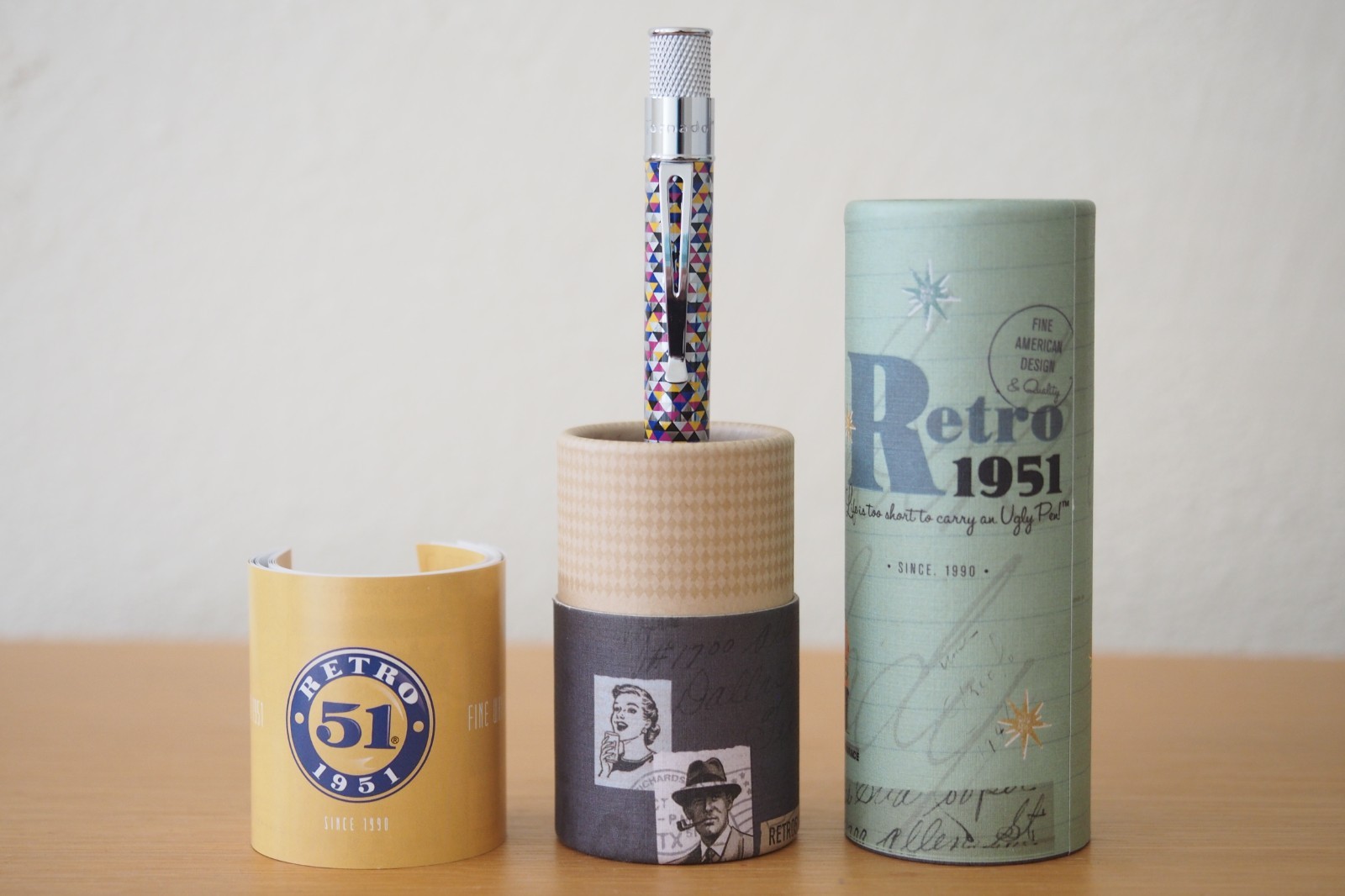 NEW Retro 1951 Tornado Ballpoint Pen Snapper Confetti Limited Fun Whimsy TSB-020