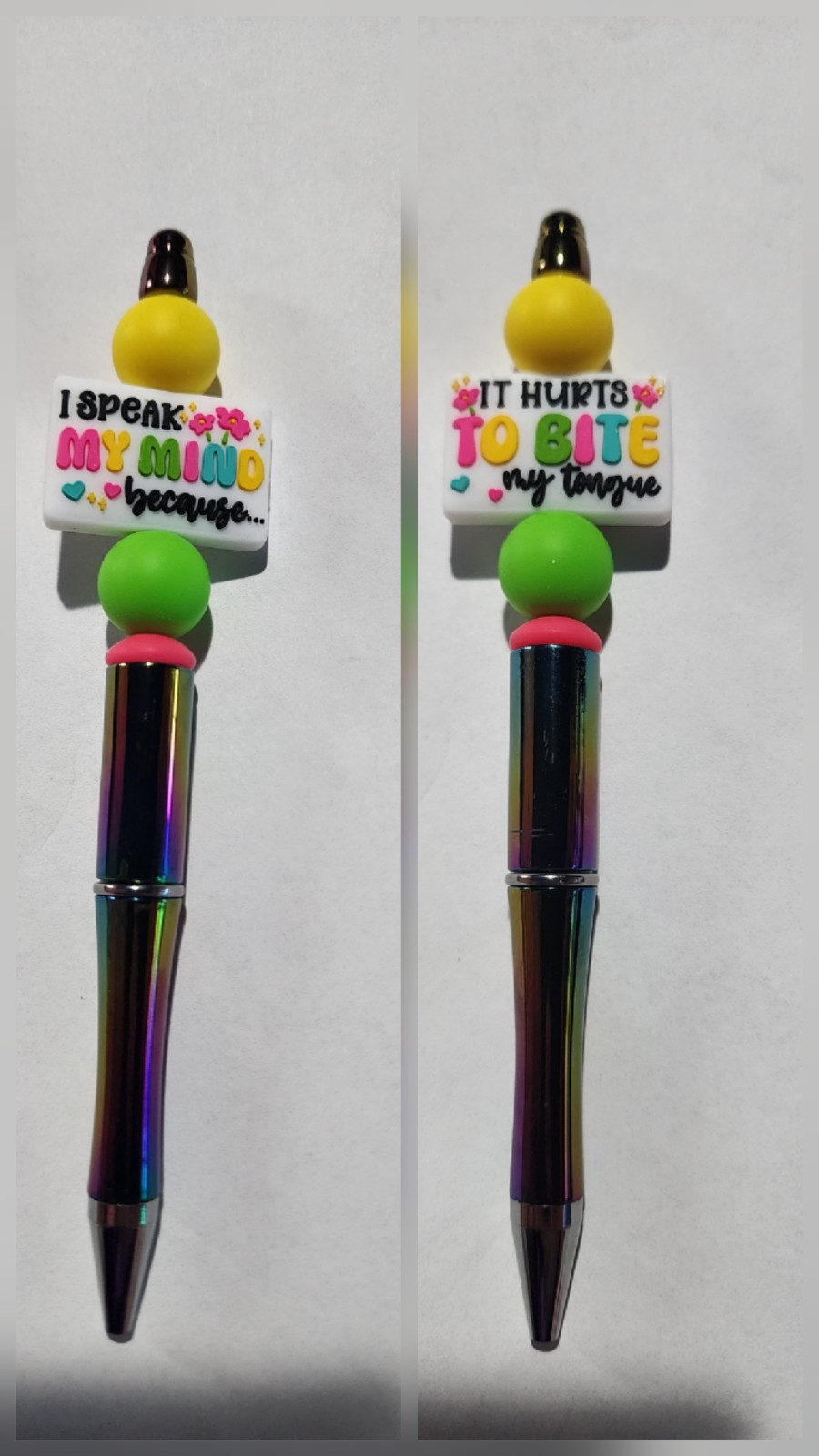Beadable Pen W/ 1 Extra Ink