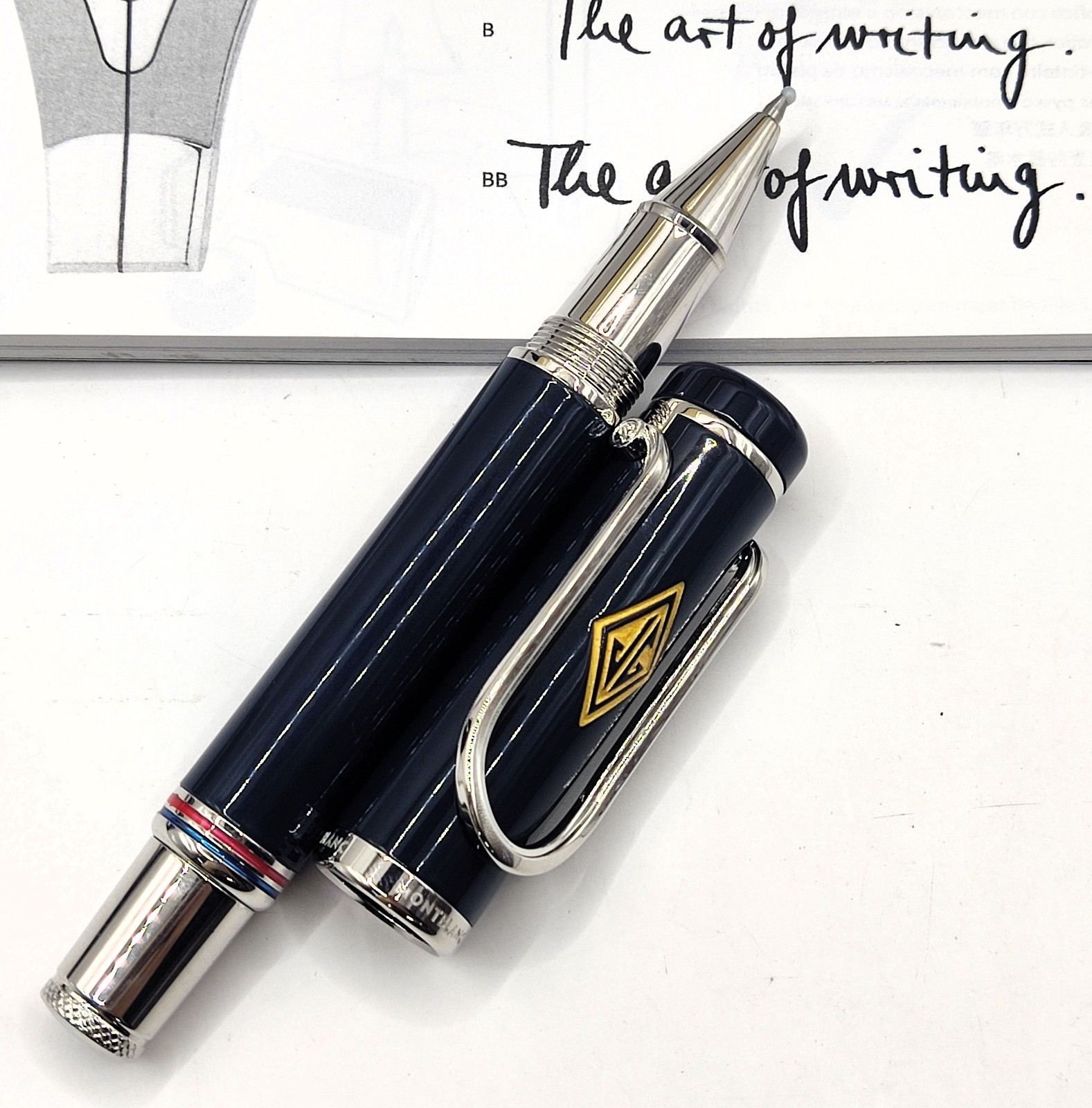 Premium Montblanc Homage to The Great Gatsby Edition Rollerball Pen With Box