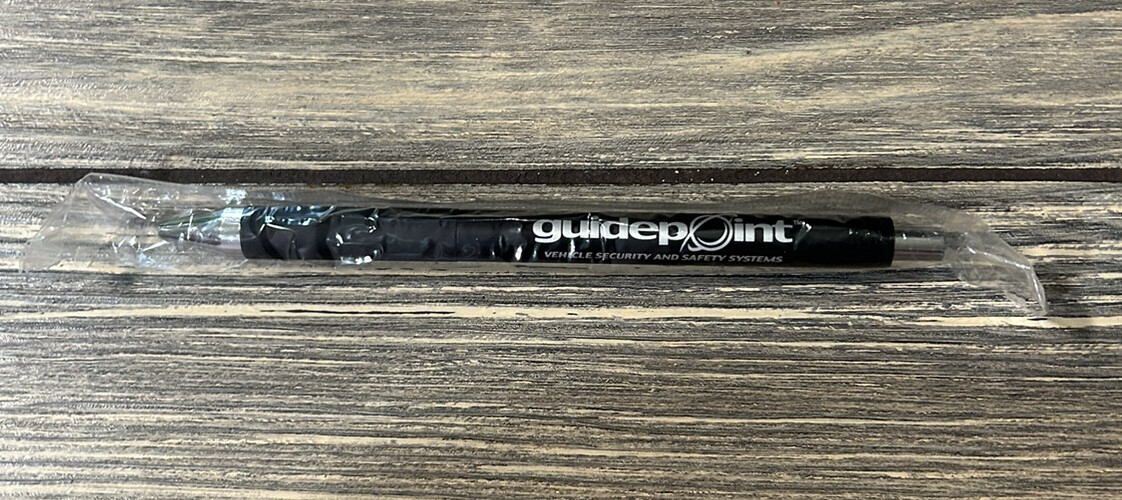 Guidepoint Vehicle Security And Safety Systems Black￼ Pen Advertisement