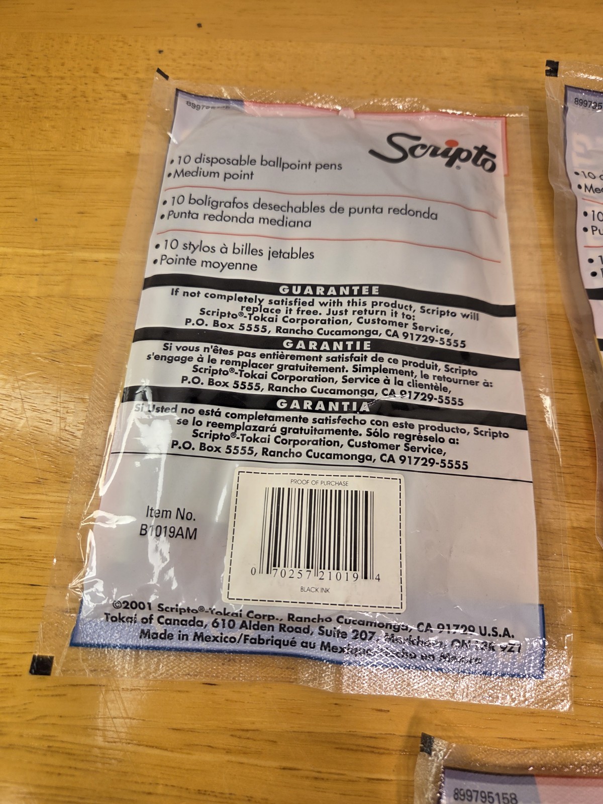 Vintage Scripto Stick Pens – 10 Blue, 20 Black – 2001 NOS Sealed