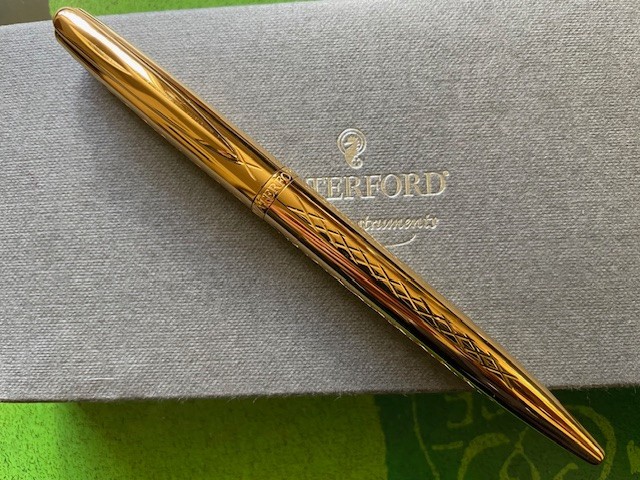 Waterford Writing Instruments Powerscourt Gold Ballpoint Pen