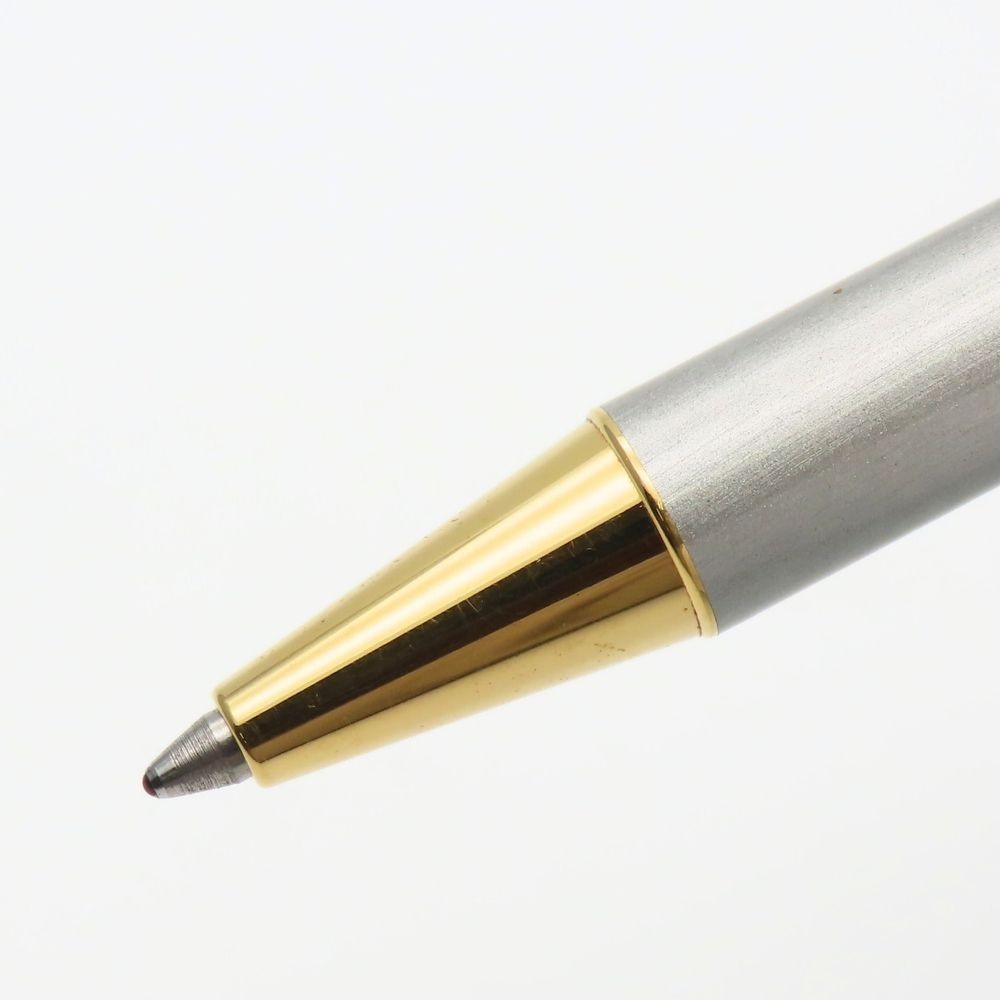 Cartier Santos de Cartier ST150192 Ballpoint Pen Silver Gold Twist Unisex