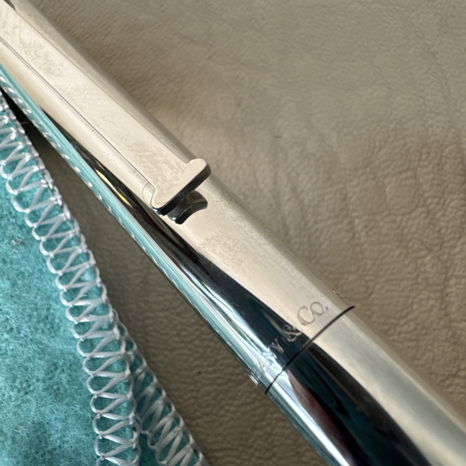 Tiffany& Co. Sterling Silver 925 Ballpoint Pen