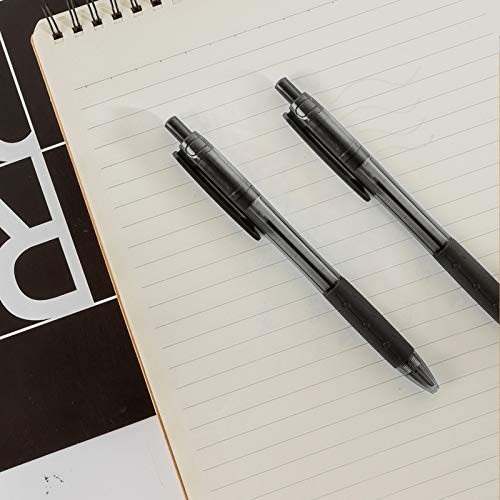 Ballpoint Pens Retractable Click Pens, 24 Pack 1.0mm Medium Point Smooth Black