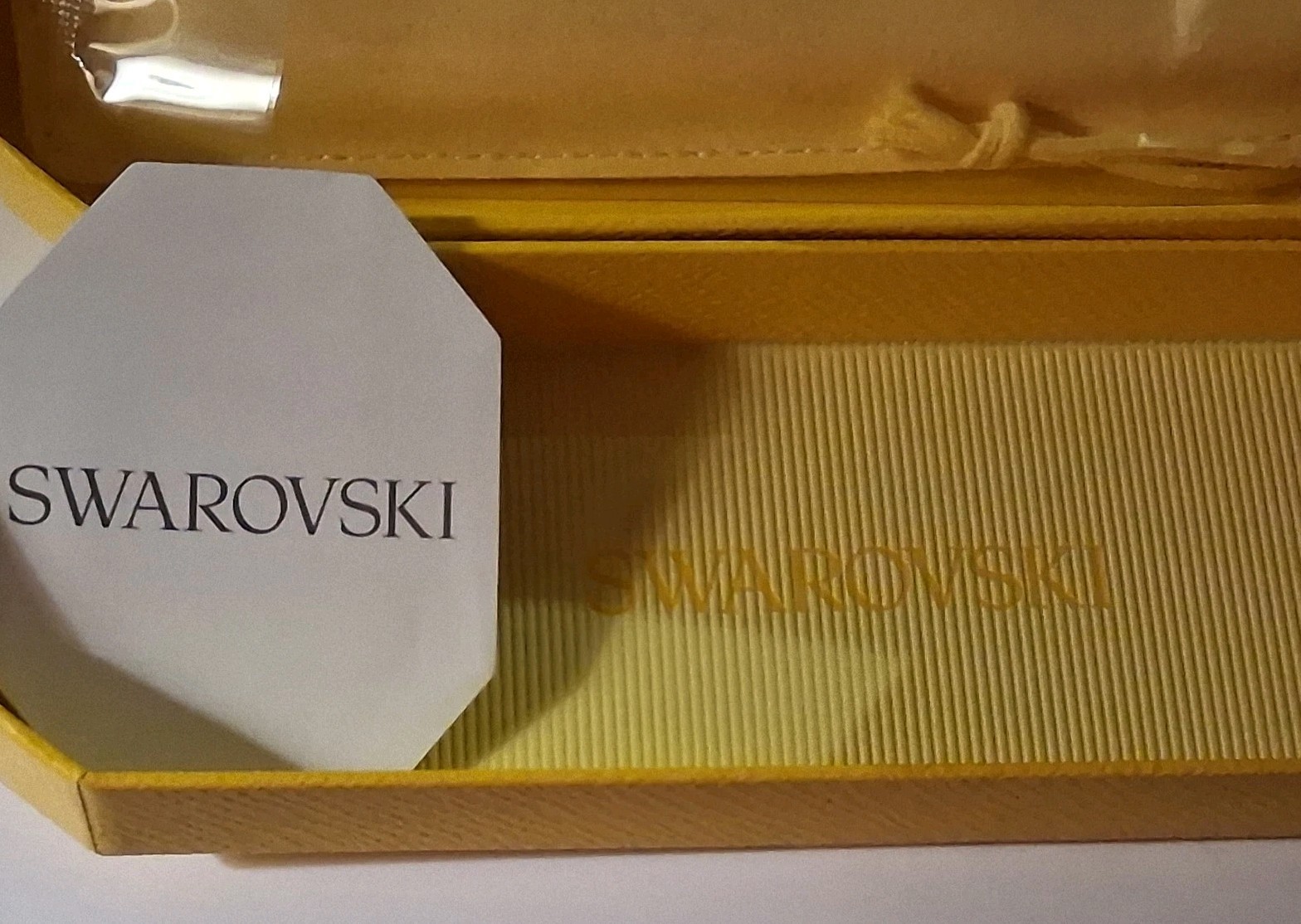 Swarovski Crystalline Ball Point Pen-5 670 198-Sealed In Yellow Sleeve In Case