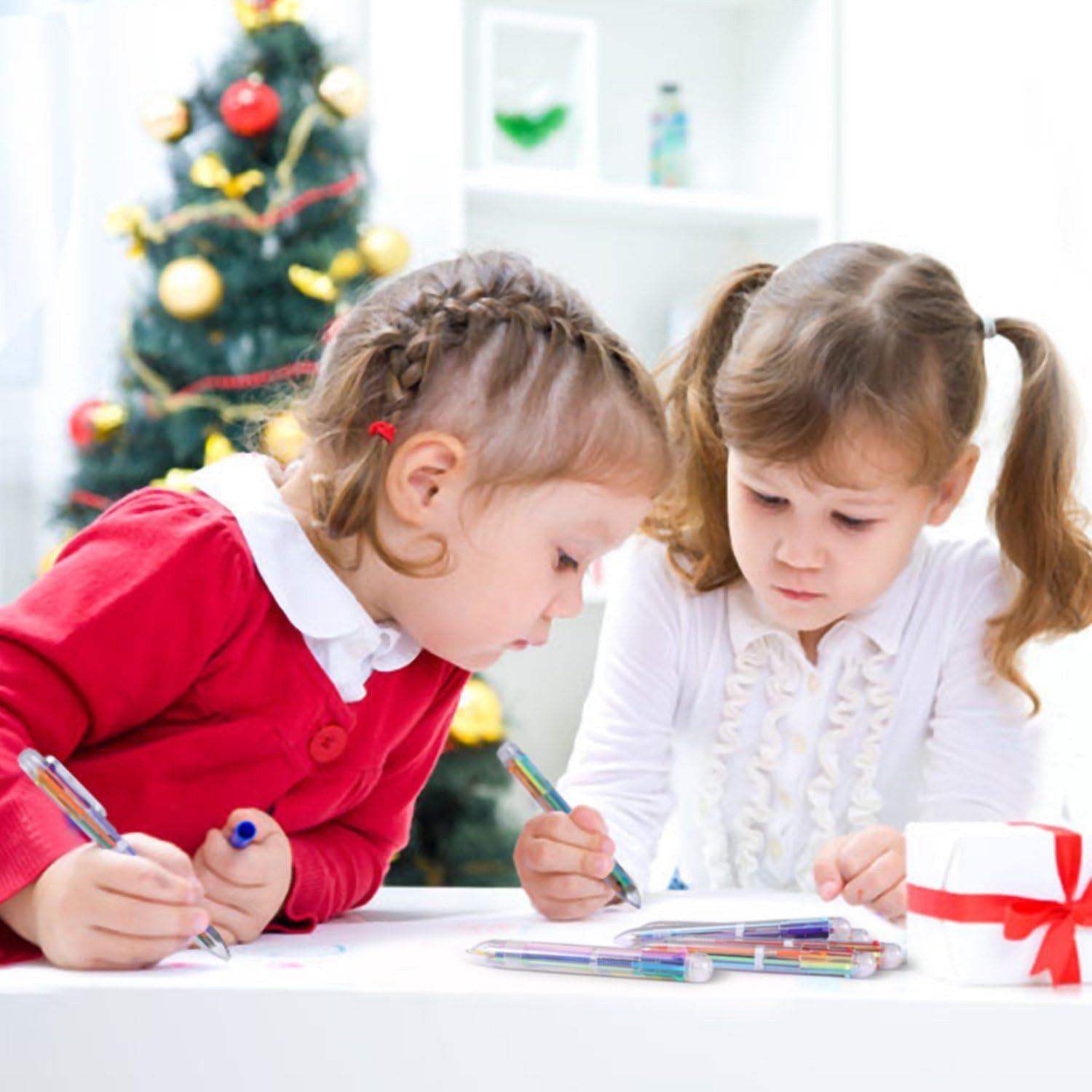 22 Pack 6-In-1 Multicolor Pen for Children Gift Kids Party Favors | 0.5Mm 6-Colo