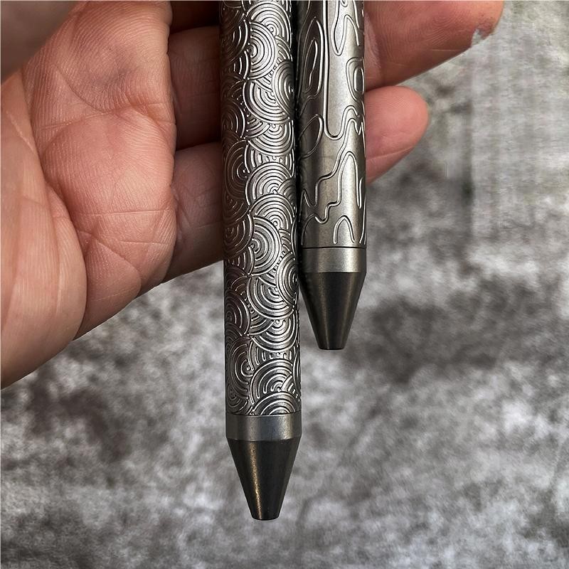 Titanium Alloy Ballpoint Pen Business Writing Signature Pen EDC Multi-tools Gift