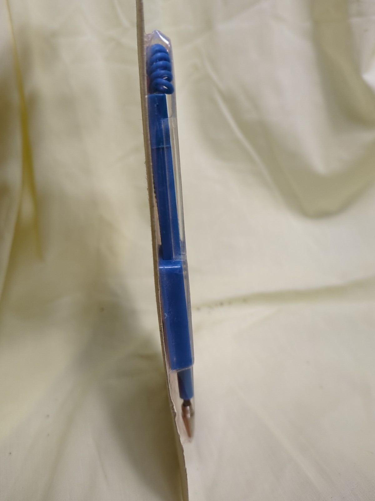 Stick-On Ball pen retro vintage Barr no 97-741 stick on pen jewel home Blue NOS